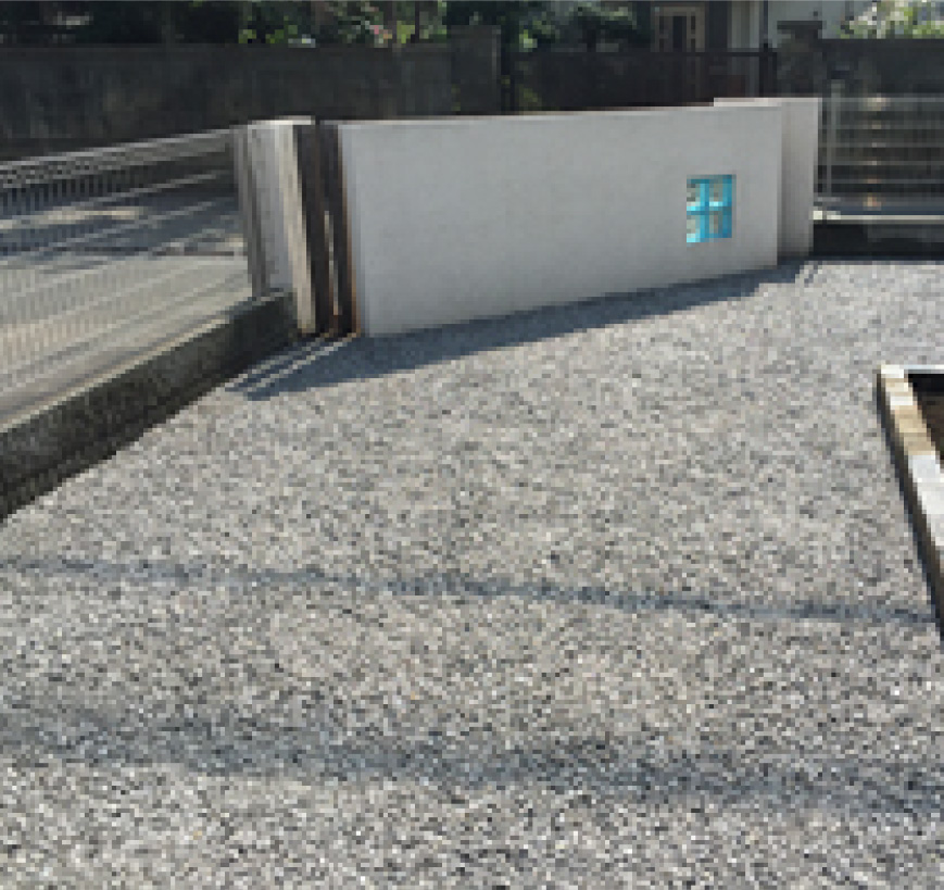 砂利を敷くafter