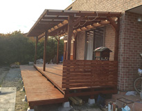 ウッドデッキ３